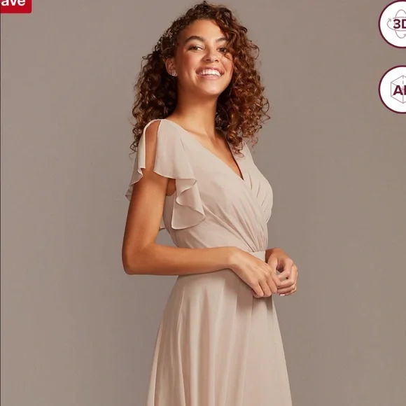david's bridal biscotti bridesmaid dress David's Bridal Biscotti Bridesmaid Biscotti Colored Dresses Biscotti Color Bridesmaid Dresses Biscotti David's Bridal